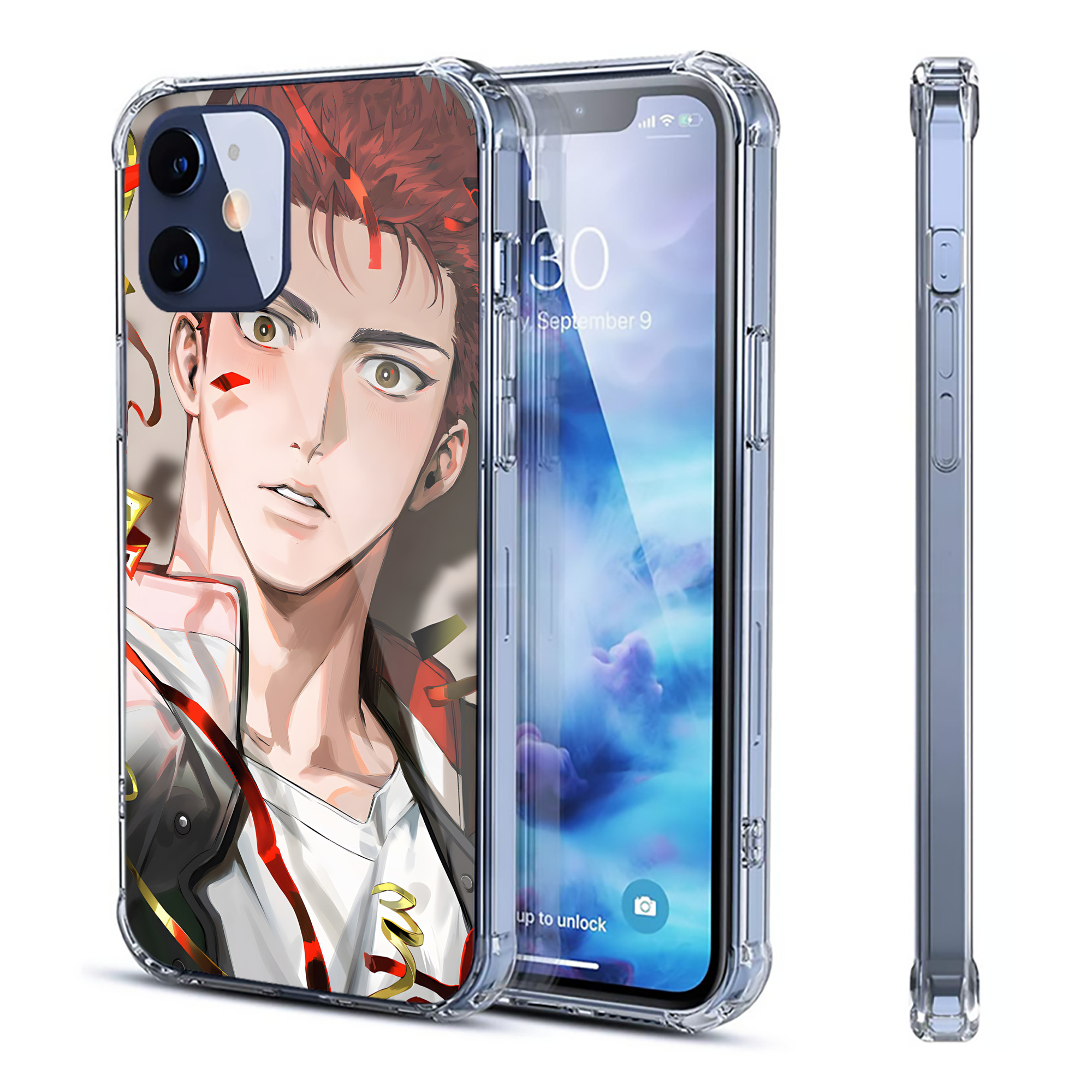 （画像用） SLAM DUNK／スラムダンク 【iPhone 12シリーズ対応】透明スマホケース（クリアソフトケース）
